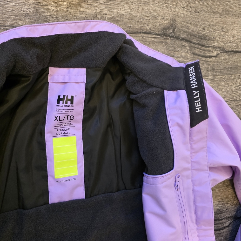 Helly Hansen Crew Midlayer Jacket Lavender NWT - image 7